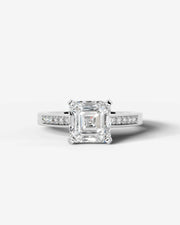 Margaret (Asscher) 18k White Gold 001