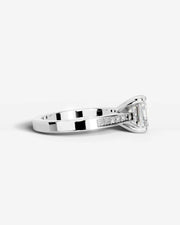 Margaret (Asscher) 18k White Gold 004