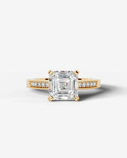Margaret (Asscher) 18k Yellow Gold 001