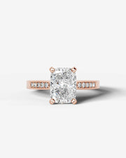 Margaret (Elongated Cushion) 14k Rose Gold 001