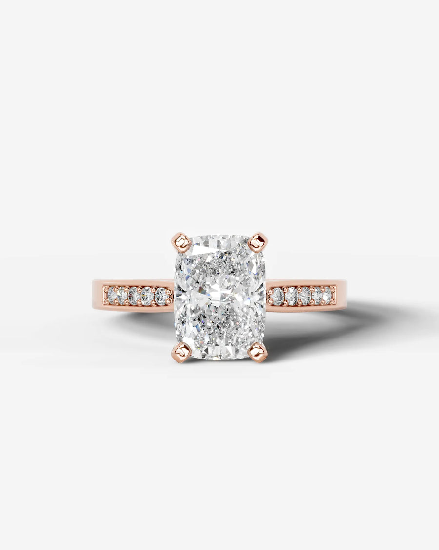 Margaret (Elongated Cushion) 14k Rose Gold 001