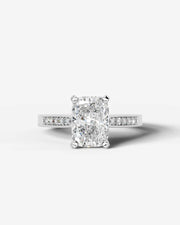 Margaret (Elongated Cushion) 14k White Gold 001