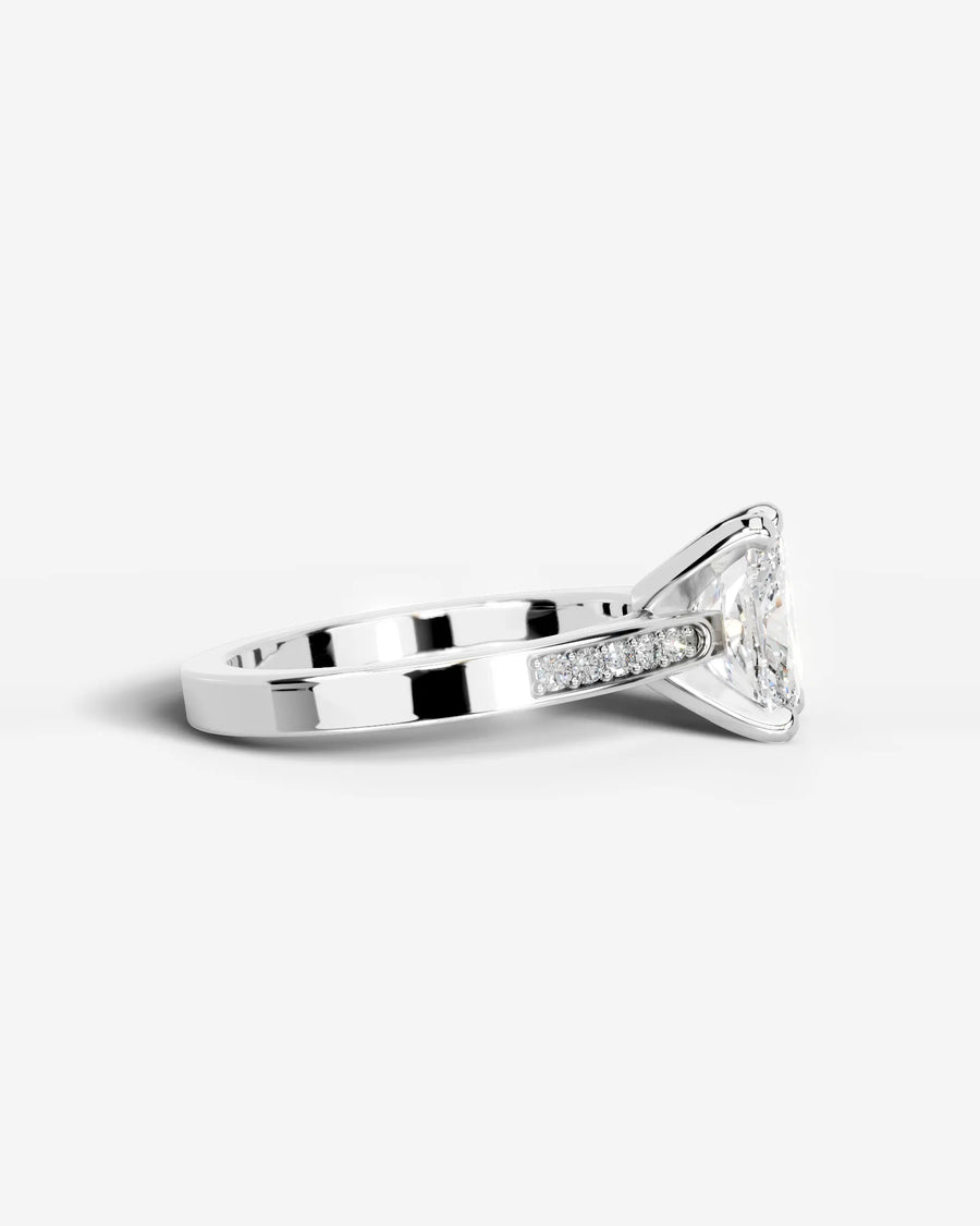 Margaret (Elongated Cushion) Platinum 006