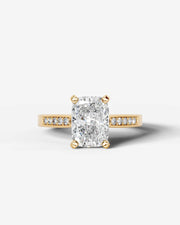 Margaret (Elongated Cushion) 14k Yellow Gold 001