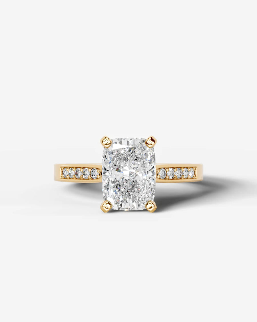 Margaret (Elongated Cushion) 14k Yellow Gold 001