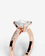 Margaret (Elongated Radiant) 14k Rose Gold 004