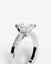Margaret (Elongated Radiant) 14k White Gold 004
