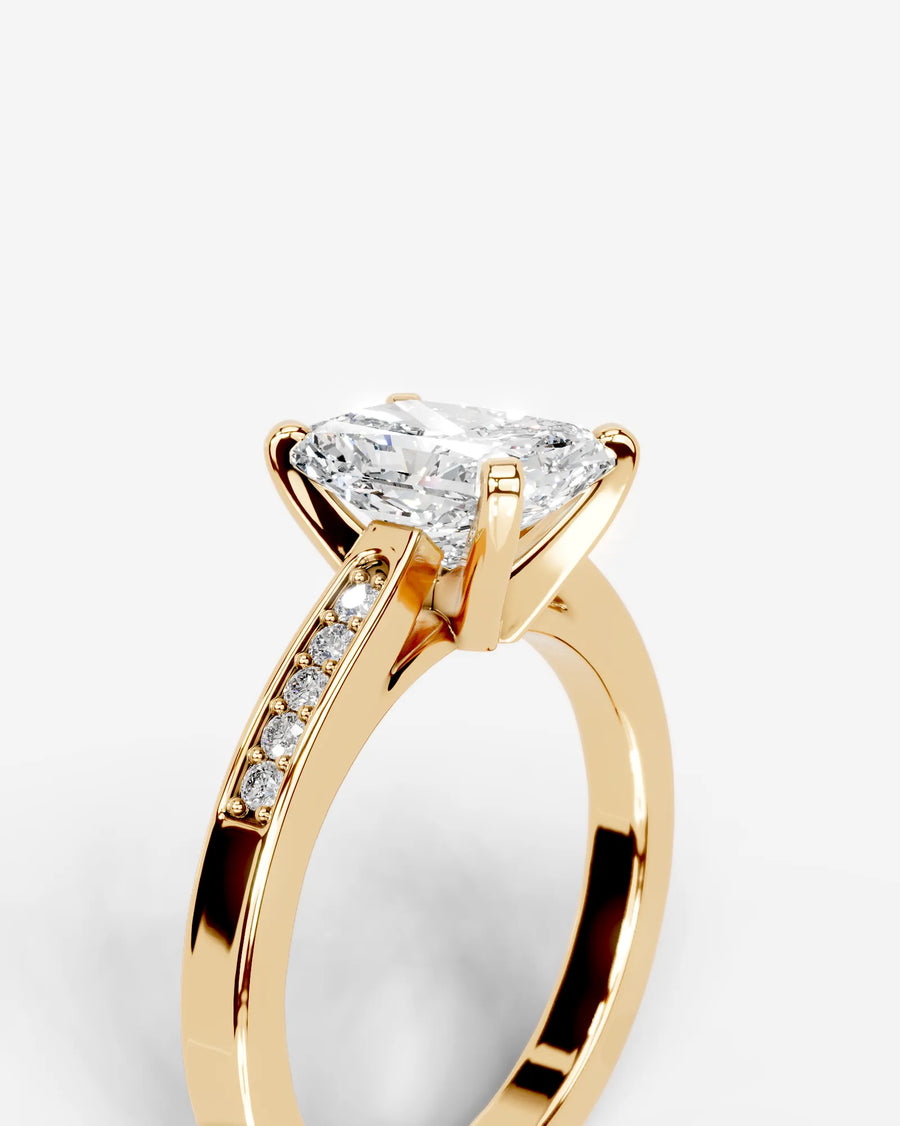Margaret (Elongated Radiant) 18k Yellow Gold 004