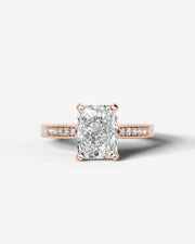Margaret (Elongated Radiant) 14k Rose Gold 001