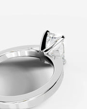 Margaret (Elongated Radiant) 14k White Gold 005