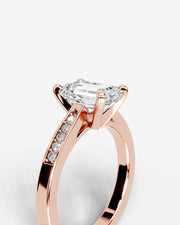 Margaret (Emerald) 14k Rose Gold 005