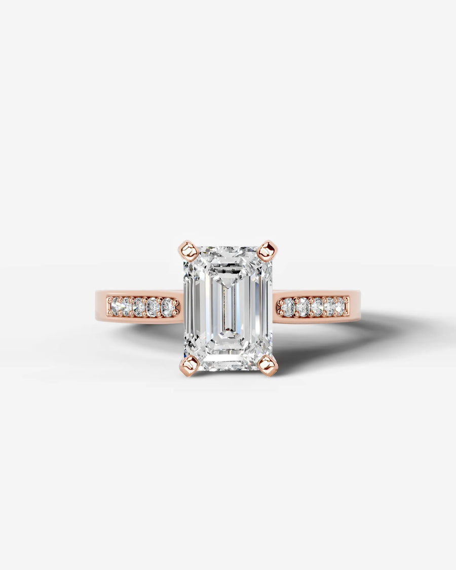 Margaret (Emerald) 14k Rose Gold 001