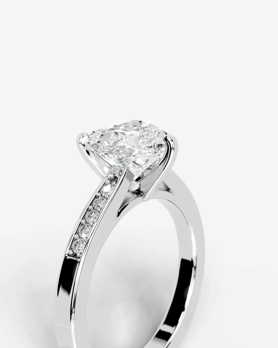 Margaret (Heart) 18k White Gold 006