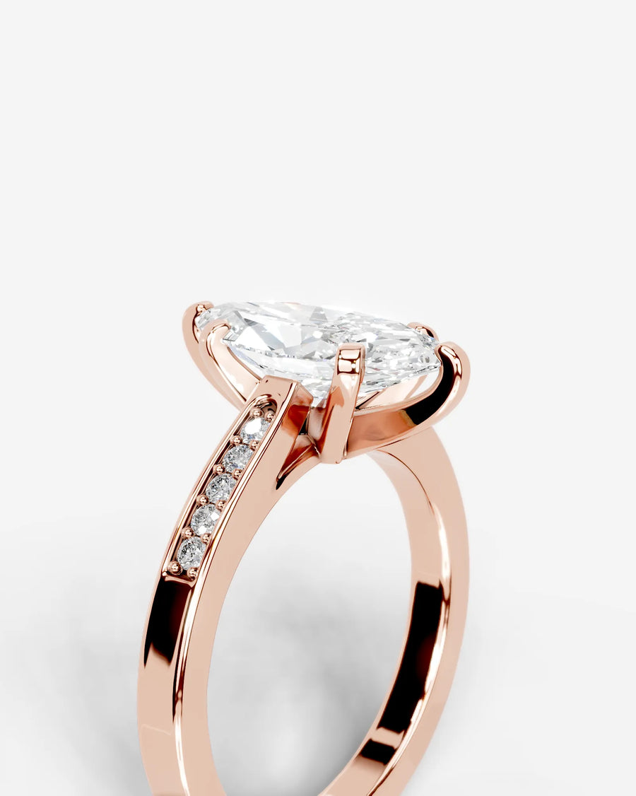 Margaret (Marquise) 14k Rose Gold 005