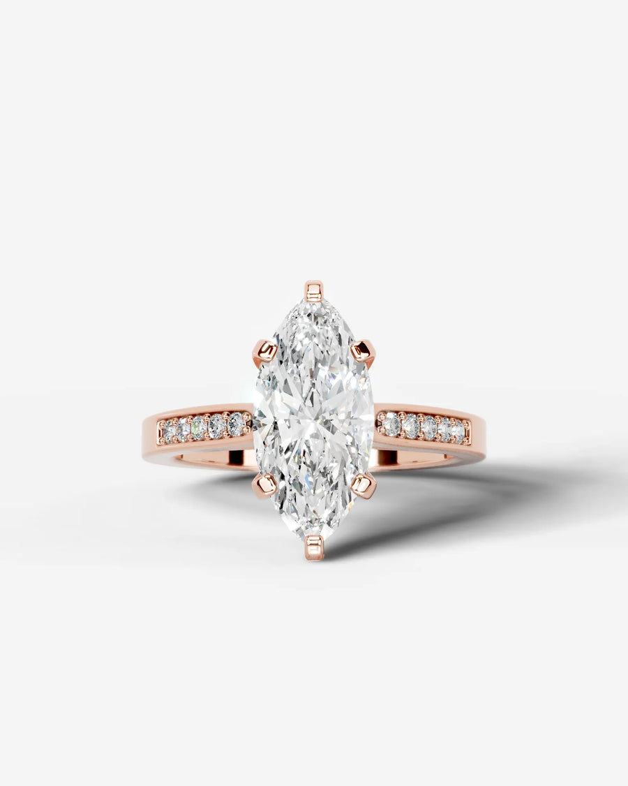 Margaret (Marquise) 14k Rose Gold 001