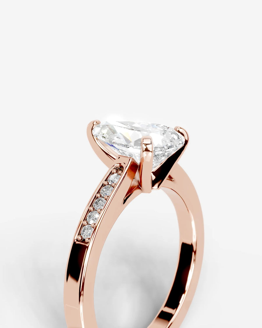 Margaret (Pear) 14k Rose Gold 005