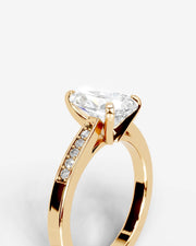 Margaret (Pear) 14k Yellow Gold 005