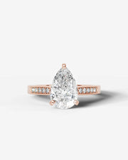 Margaret (Pear) 14k Rose Gold 001