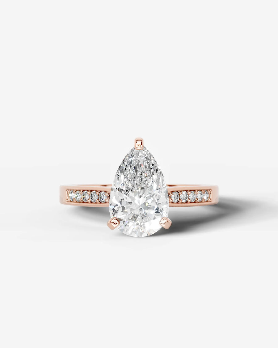 Margaret (Pear) 14k Rose Gold 001