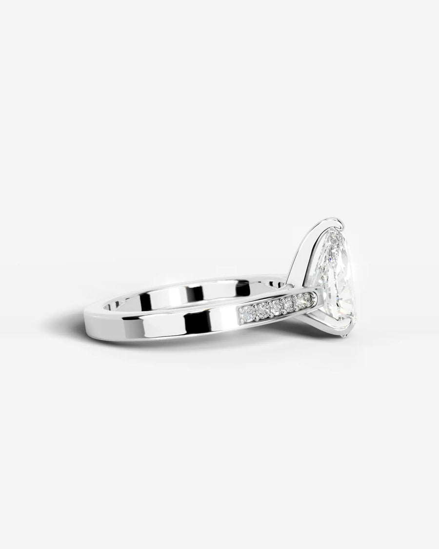 Margaret (Pear) 14k White Gold 003