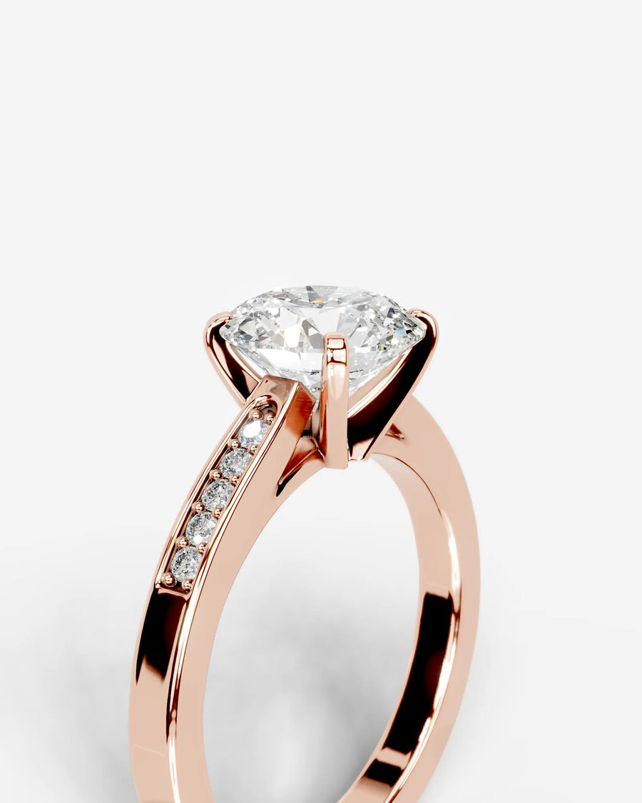 Margaret (Round) 14k Rose Gold 005