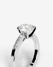 Margaret (Round) 18k White Gold 005