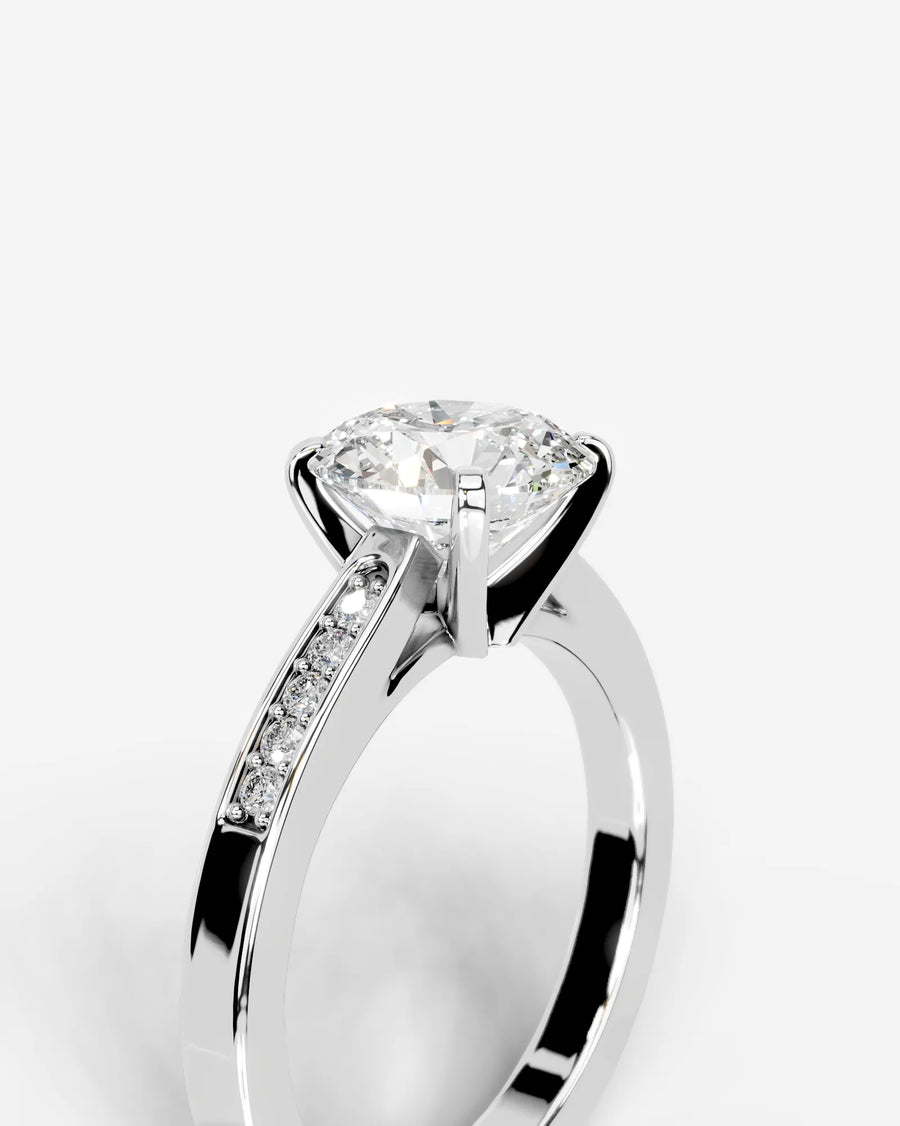 Margaret (Round) 18k White Gold 005