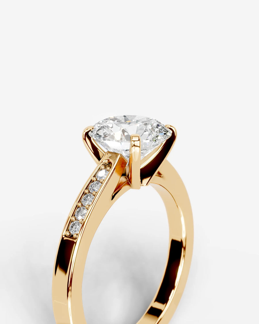 Margaret (Round) 14k Yellow Gold 005