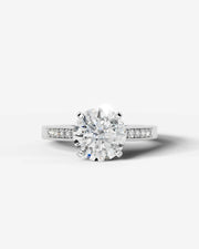 Margaret (Round) 14k White Gold 001