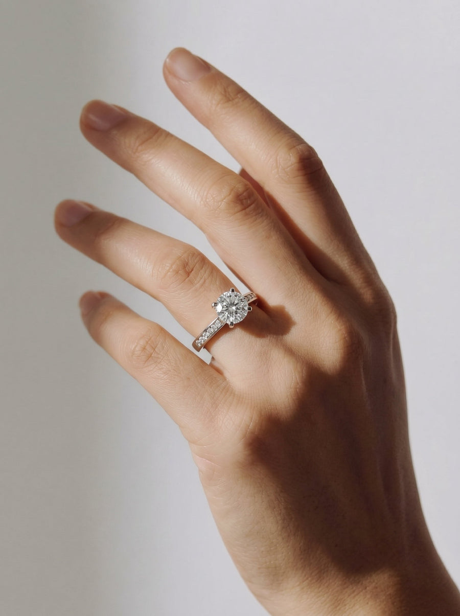 Margaret (Round) 18k White Gold 006