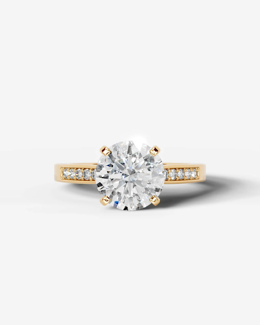 Margaret (Round) 14k Yellow Gold 001