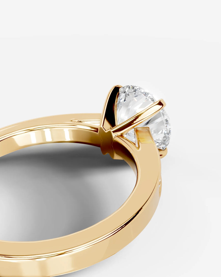 Margaret (Round) 14k Yellow Gold 002