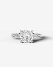 Margaret (Cushion) 18k White Gold 001