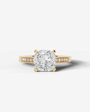 Margaret (Cushion) 14k Yellow Gold 001