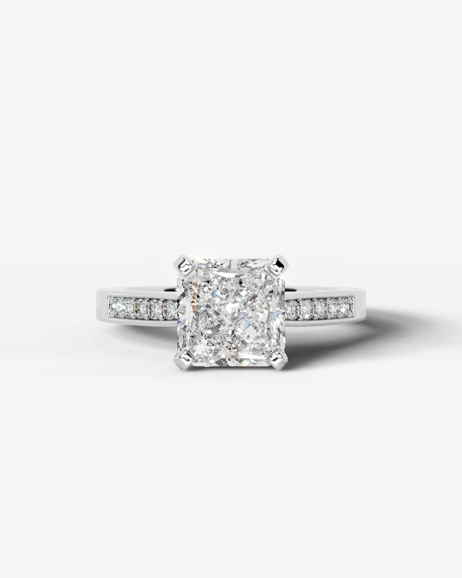 Margaret (Radiant) 18k White Gold 001