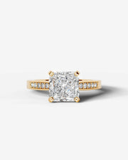 Margaret (Radiant) 18k Yellow Gold 001