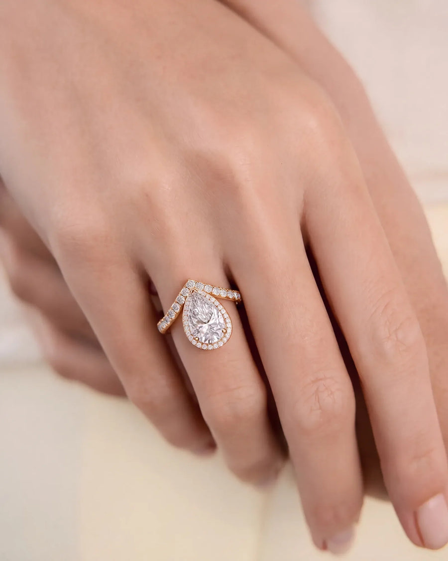 Miranda (Pear) 14k Rose Gold 006