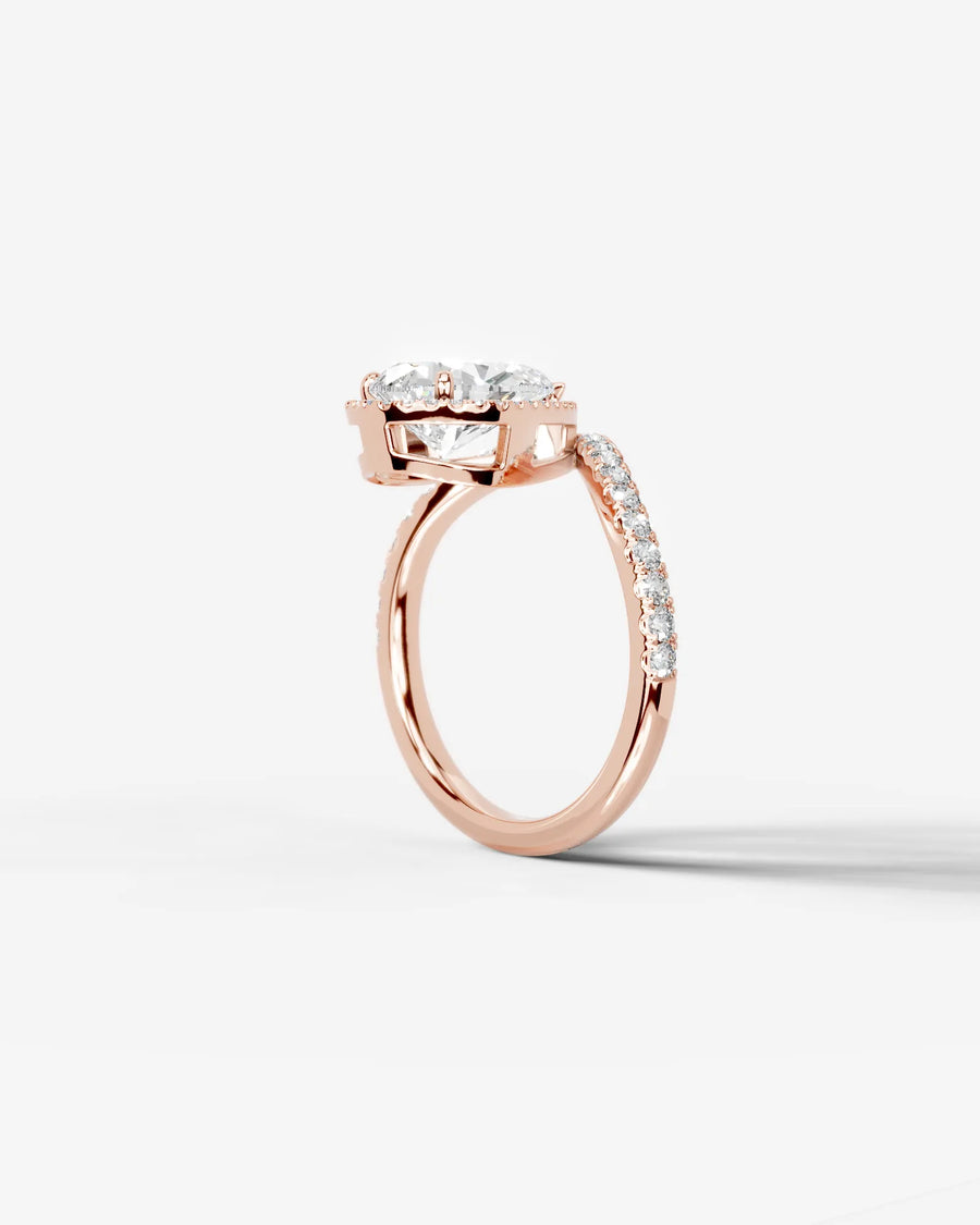 Miranda (Pear) 14k Rose Gold 002