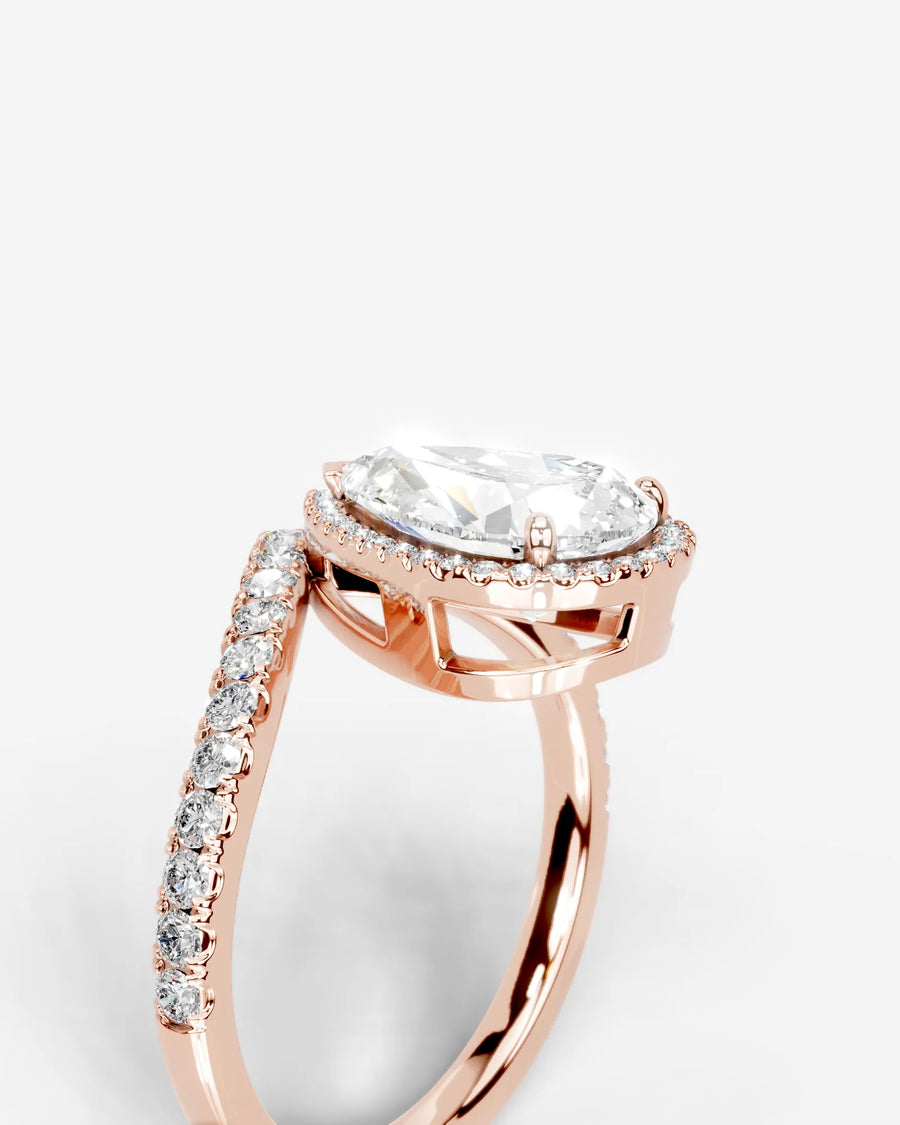 Miranda (Pear) 14k Rose Gold 003