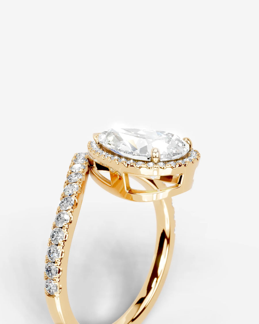 Miranda (Pear) 18k Yellow Gold 003