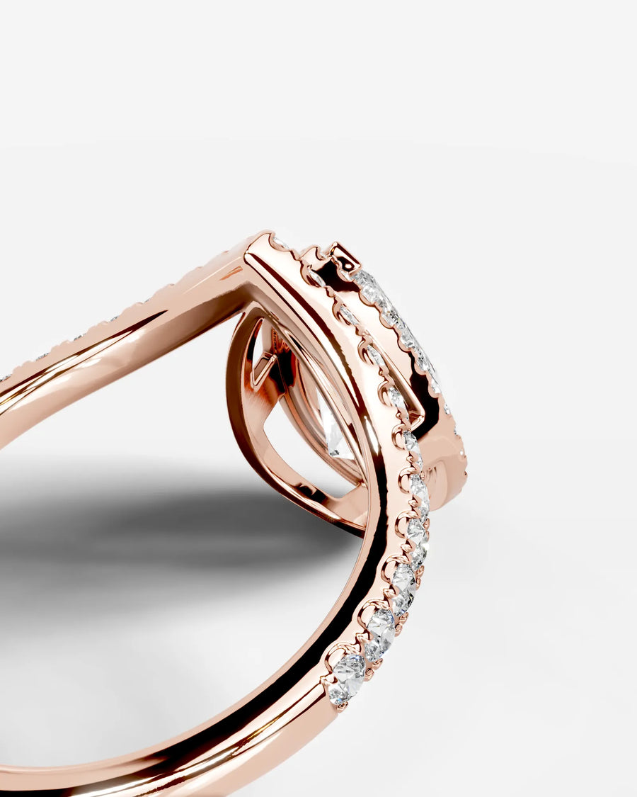 Miranda (Pear) 14k Rose Gold 004