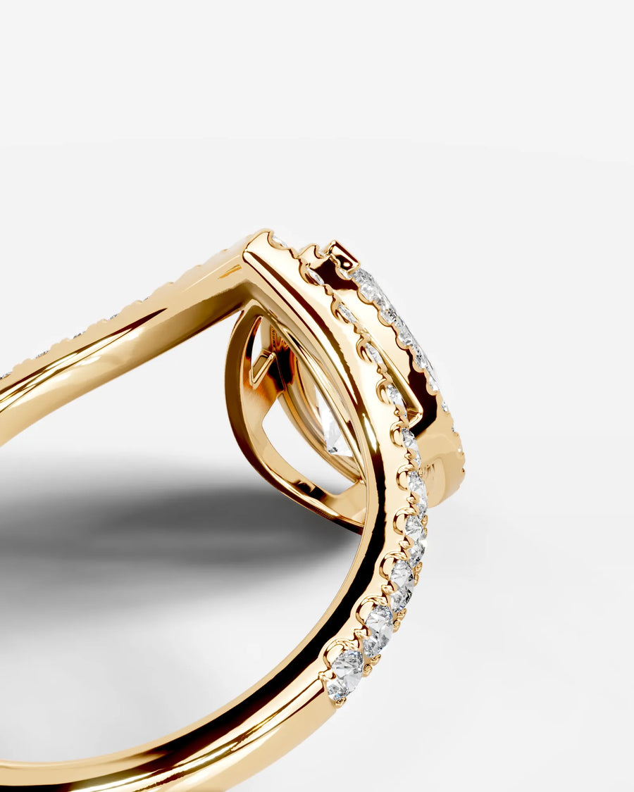 Miranda (Pear) 14k Yellow Gold 004