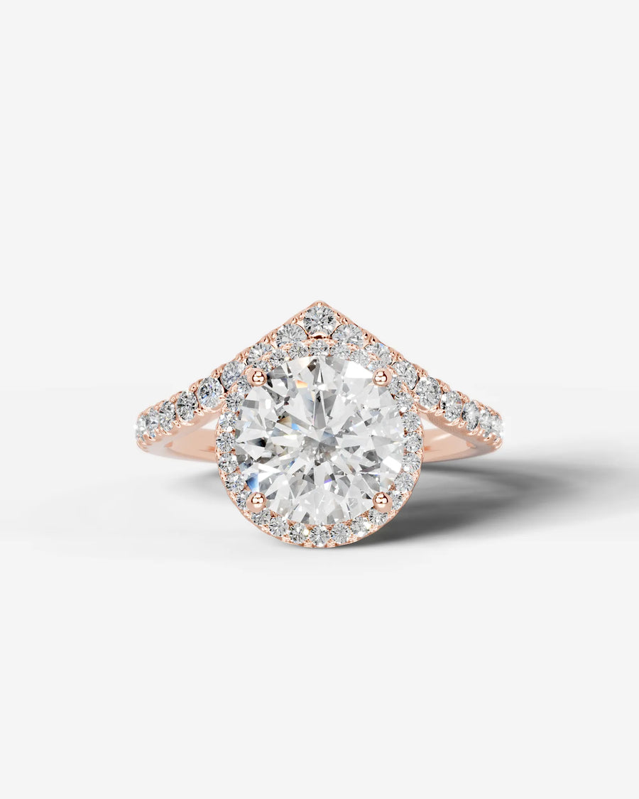 Miranda (Round) 14k Rose Gold 001