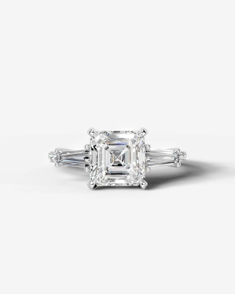 Mun (Asscher) Platinum 001