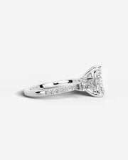 Mun (Elongated Cushion) 18k White Gold 005