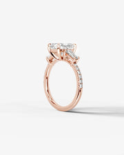 Mun (Elongated Radiant) 14k Rose Gold 002
