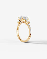 Mun (Emerald) 18k Yellow Gold 002