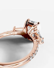 Mun (Emerald) 14k Rose Gold 004