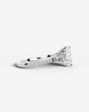 Mun (Heart) 14k White Gold 005