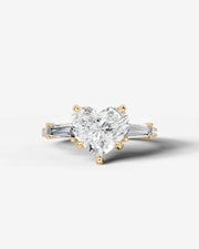 Mun (Heart) 14k Yellow Gold 001